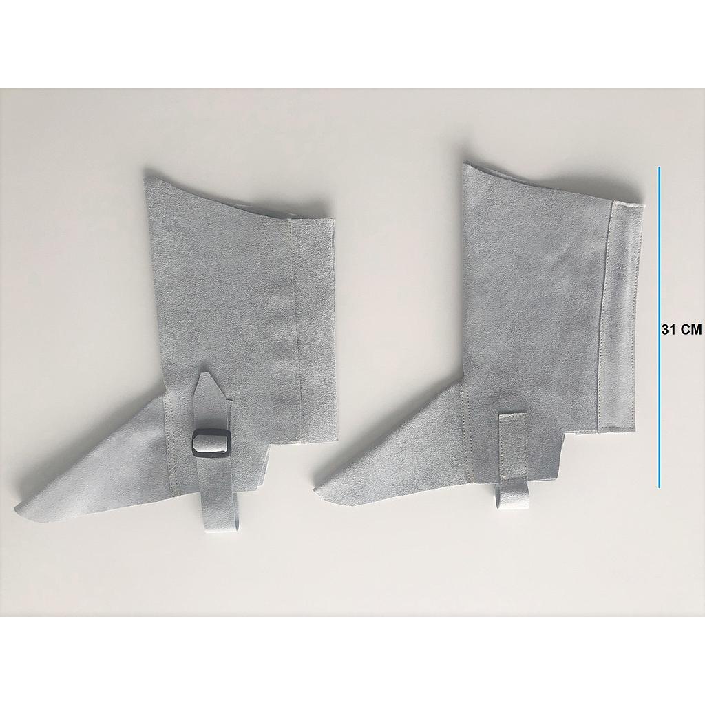 LEATHER WELDING LEGGINGS- 31 CM