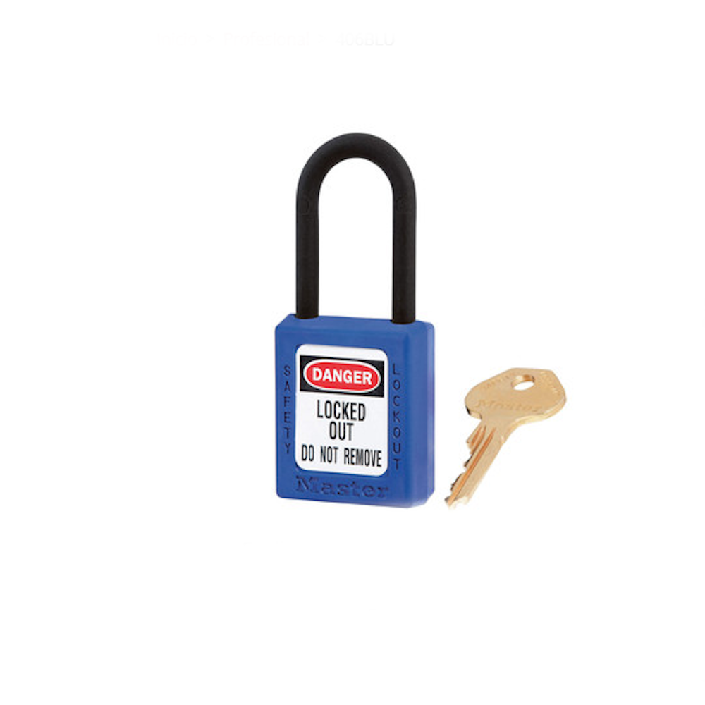 BLUE DIELECTRIC PADLOCK