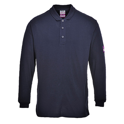 LONG SLEEVE, FIRE RESISTANT AND ANTISTATIC POLO